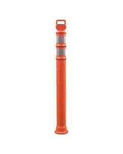 Cortina 03-734 45" EZ Grab Flared Orange Post  (only)- (2)3" High Intensity Prismatic Collars  CORTINA - 03-734