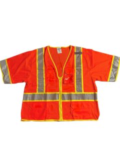 Sheffield Protection - Type R Class 3 Mesh HI-VIS Safety Vest,  SP-1243 (orange)