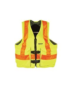 Hi-Vis Mesh Deluxe Life Vest Size M - 150800-410-030-15