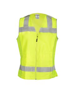 Kishigo - Ladies Fitted Vest-Lime Class 2 - 1521-S