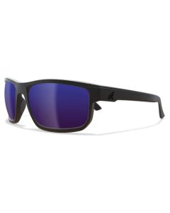  EDGE Defiance - Black Frame/ Polarized Aqua Precision Blue Mirror Lenses