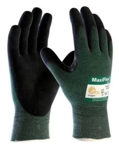 MAXIFLEX CUT GREEN ENGINEERED SHELL WITH BLACK MICRO-FOAM NITRILE COAT Size SM - 34-8743-S	