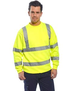 CREW NECK HI-VIZ  CLASS 3 large