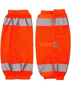 hi vis orange leg gaiters