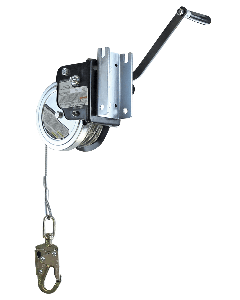 personnel winch stainless steel cable