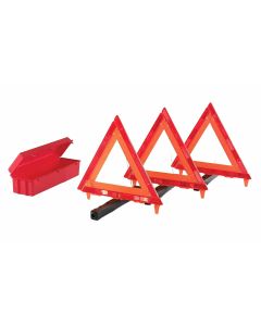 Cortina Triangle Warning Kit, Highway Rated, Includes Three Warning Triangles - 737415005268