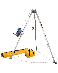 FALLTECH, 8FT TRIPOD KIT W/ 7281 3-WAY SRL-R  60 FT GALV. & STOTAGE BA - Confined Space/Rescue:7508