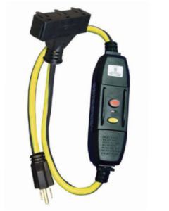 Voltec 2 FT, 15 Amp In-Line GFCI Adapter with Power Block - 12 gauge