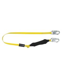 Fall Tech- 6' Single Leg Lanyard; with 2 Snap Hooks. - 8256LT	