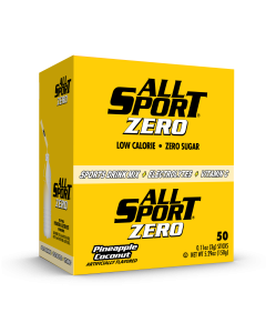 All Sport Powder Hydration Stick, Zero Calorie, Performance Electrolyte Drink Mix, Sugar Free, 2x Potassium, Pineapple Coconut, 50 CT