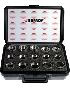 Burndy UDIEKITAL 15 Piece U Connector Die Kit, for Aluminum Wire