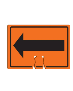 horizontal arrow sign