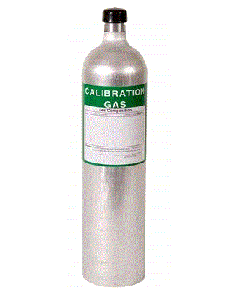 11 Liter 200 PPM Carbon Monoxide, 50% LEL Methane, 40 PPM Hydrogen Sulfide, 10.0% Oxygen Calibration Gas, Nitrogen - A105340PM2