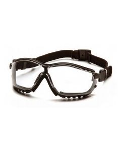 V2G GOGGLE / GLASS Clear H2MAX Anti-fog, BLACK FRAME , Sold by pair - GB1810STM