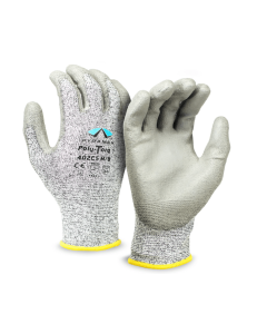 Poly-Torq - Polyurethane Gloves. 13 gauge cut-resistant HPPE liner. ANSI A4 SOLD BY THE PAIR, - GL402C5-XL	