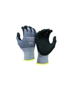 CorXcel Micro-Foam Nitrile Gloves. 15 gauge nylon and spandex liner SOLD BY THE DOZEN (2XL) - GL601-2X