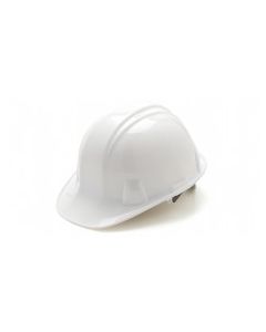 white hard hat