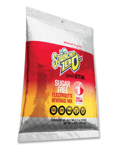 Sqwincher Zero Electrolyte Powder Packets Qwik Stik Sugar Free Drink Mix (50 Pack) - Mango