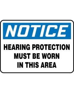 hearing protection required sign