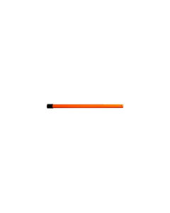 Dicke Safety 6' - 7' Telescoping Orange ABS Staff for Stop/Slow Paddle (only)- P52AT