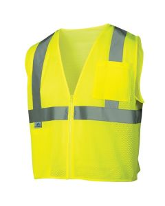 Pyramex Type R Class 2 mesh Lime w/pocket & zipper EXTRA LARGE - RVZ2110XL