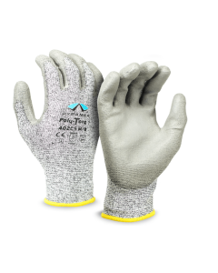 Poly-Torq - Polyurethane Gloves. 13 gauge cut-resistant HPPE liner. ANSI A4 SOLD BY THE PAIR - GL402C5-L	