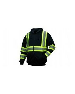 hi vis zipper sweatshirt