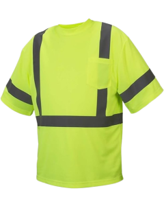 Pyramex RTS33 Series Class 3  Lime T-shirt-- RTS3310-M