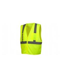 Pyramex RVZ21 Series Hi-Vis Vest-Class 2 Lime- RVZ2110CPX2