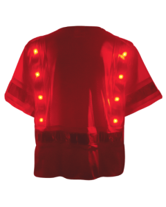 large hi vis led vest