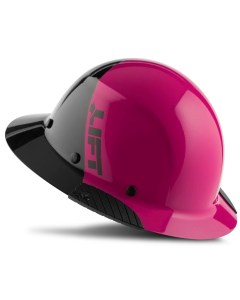 Lift Safety DAX Fiber Resin Full Brim Hard Hat - Pink Black HDF50-21PK	