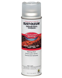 Rust-Oleum INDUSTRIAL CHOICE M1400 Water-Based Construction Marking Paint, Clear 17 oz 