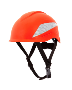 Pyramex HP76140 Orange RIDGELINE XR7 Hard Hat with 6 Pt Ratchet Suspension