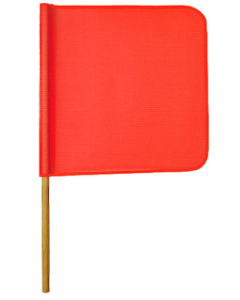 orange mesh flag