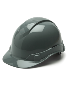 Slate Gray Ridgeline Cap Style Hard Hat, 4 Point Ratchet Suspension - HP44113