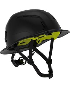 SECURIS VENTED, FULL BRIM TYPE 2 CLASS C #SEC-24-C-01MIPS ,BLACK- MIPS OPEN VENTING MAGNETIC CHIN STRAP CLOSURE