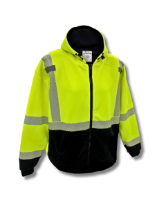 Sheffield Protection Type R Class 3 Hi-Vis Thermal Zipped Winter Hoodie - SP-UB325