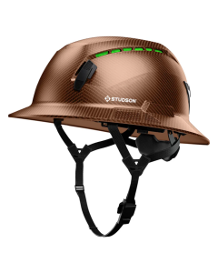 SHK1 Studson Hard Hat-Vented Full-Brim, Fiber Metal