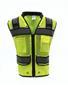 Sheffield Protection Class II High Visibility Surveyors Vest, SP-5004 (Lime)