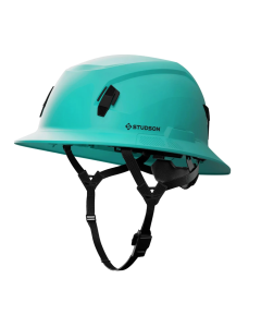 Studson SHK-1 Full Brim Vented Class E Type II Teal Hard Hat - SHK1-FB-E-TEA