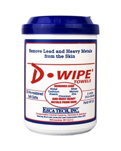 D-Lead Wipe 6" x6.5" Towel - 150 towels/canister - WT-151 Esca-Tech