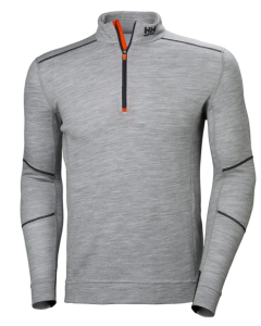 Helly Hansen Lifa Merino Grey 1/2 zip - 75107-930-M