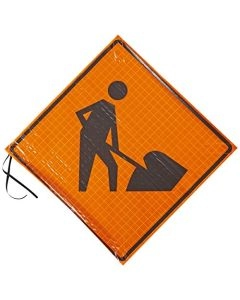 cortina reflective men working sign