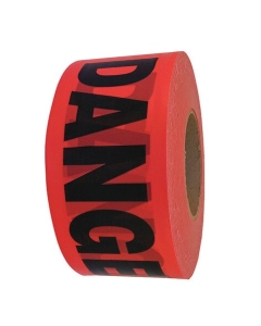 black and red danger tape