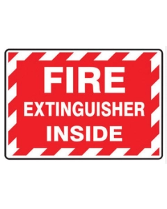 fire extinguisher sign