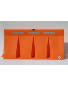 orange safety barricade
