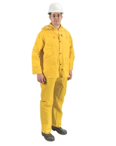 Radnor Rainsuit, PVC, Yellow 3PC 35mm Rainsuit XLG , 64055903-XL	