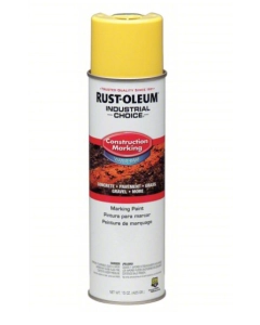 Rust-Oleum M1400 Construction Marking Hi Visibility Yellow GLOSS 17 OZ sold by the can